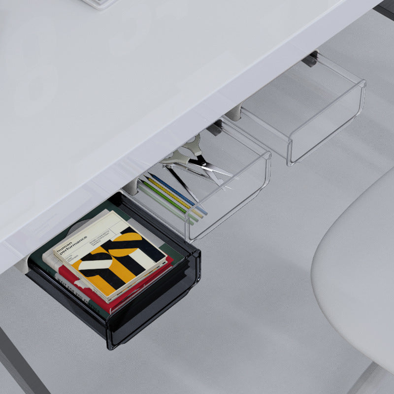Smitech™ Stealth Double-Stack Under-Desk Drawer – Adhesive "Hidden" Workspace Organizer