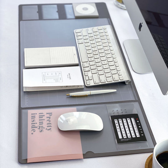 Smitech multi-functional executive desk mat large non-slip surface for home office workspace