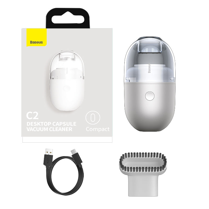 Smitech™ Capsule C2 Rechargeable Desktop Vacuum (by Baseus)