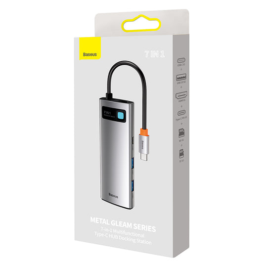 Smitech™ 7-in-1 Aluminium USB-C Hub (by Baseus)