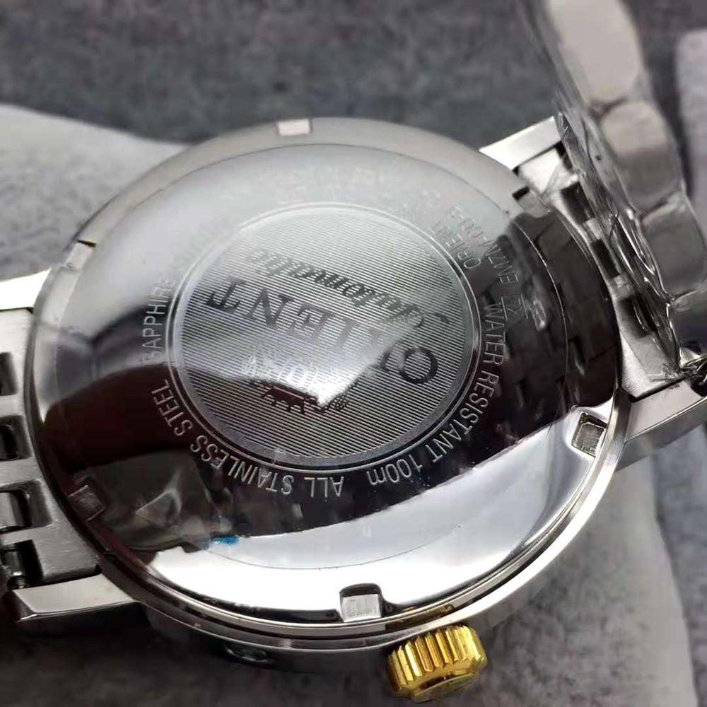 Smitech™ Grand Heritage: Elite 41mm Automatic Skeleton – Sapphire Steel Edition