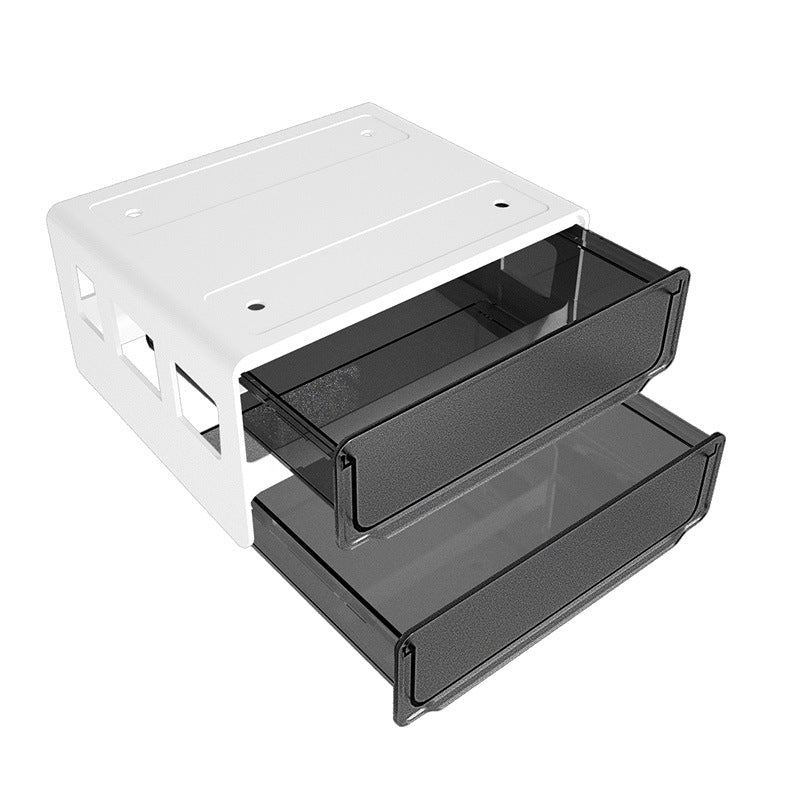 Smitech™ Stealth Double-Stack Under-Desk Drawer – Adhesive "Hidden" Workspace Organizer