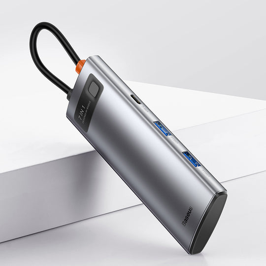 Smitech™ 7-in-1 Aluminium USB-C Hub (by Baseus)