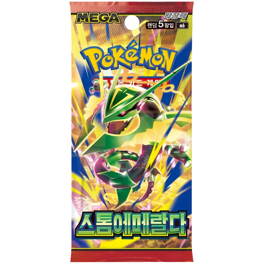 Korean Pokémon Storm Emeralda Booster Pack - SHIP ONLY